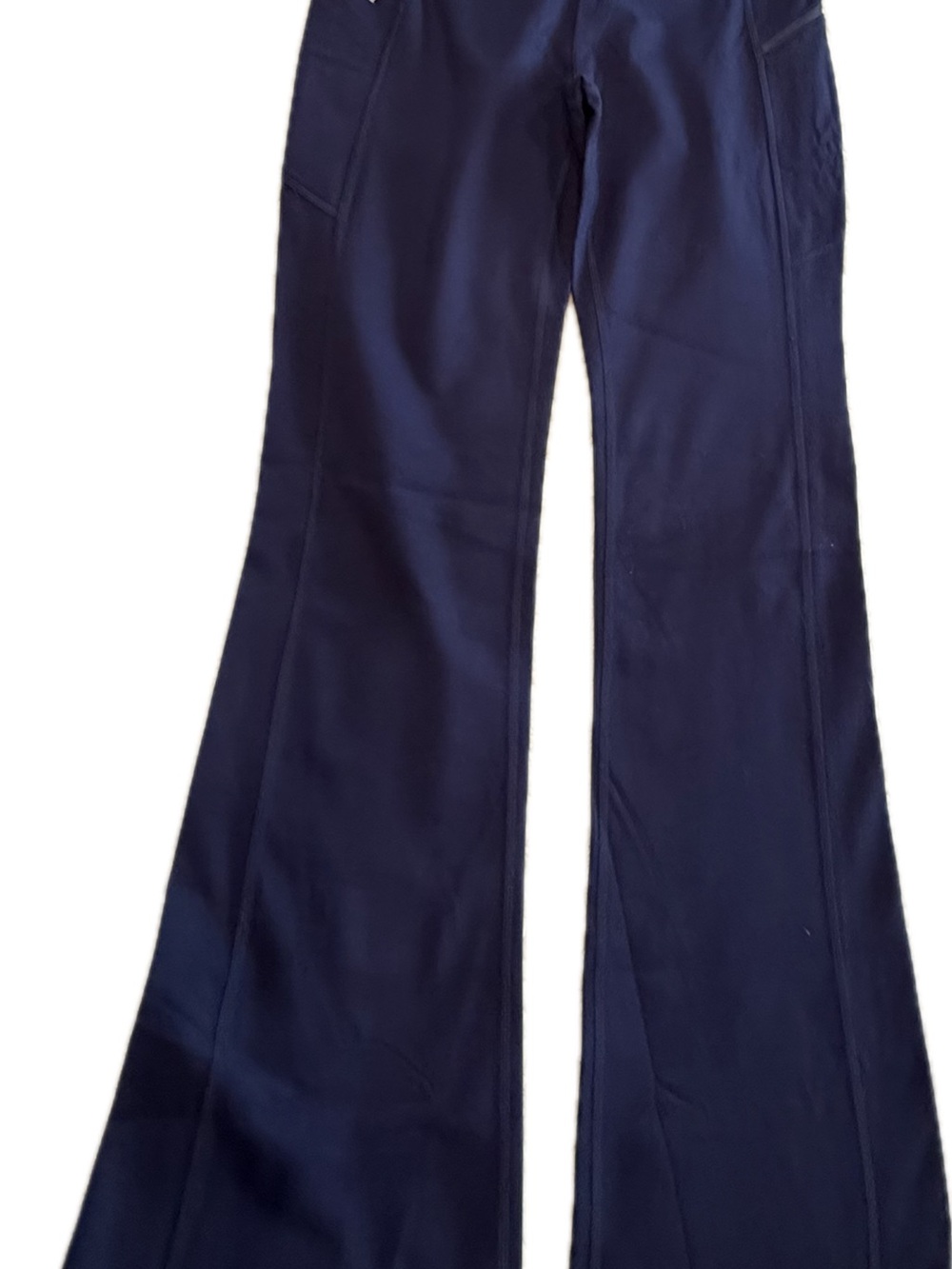 Fabletics Navy Flare scrub Bootcut Pants